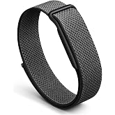 Acextro Nylon Sport Band Compatible with Google Fitbit Air Breathable Strap | Soft Micro-Adjustable Hook-and-Loop Nylon Wristband | Ultra-Light Workout-Friendly Replacement Loop for Women and Men