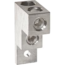 Morris Products 90912 Panelboard Lug - Aluminum, 300 AWG/300MCM, For 2 Conductors, 600V Rated