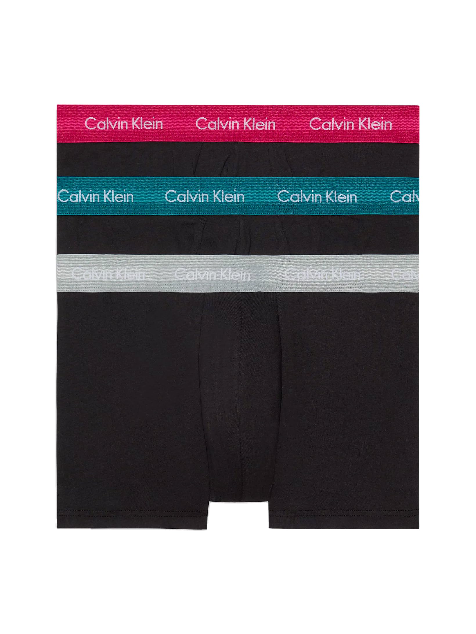 Calvin Klein Men's Microfiber Stretch 3-Pack Boxer Brief Black Image