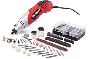 Hi-Spec Rotary Tool Kit Set 170W 1.4A with 121 Piece Dremel Compatible Bit Accessories. Drill, Cut, Trim, Grind & Sand in DIY Repairs, Hobbies & Craftwork