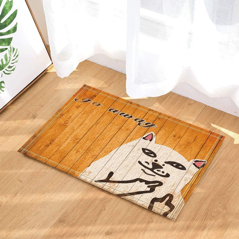 JHTRSJYTJ Zitieren Sie das Wort orange hölzerne dekorative Katze, um 3D