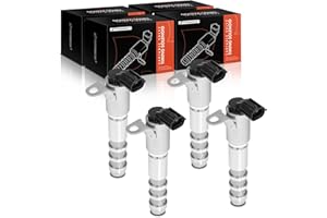 A-Premium 4-PC Engine Variable Valve Timing (VVT) Solenoid Compatible with Chevrolet Equinox Malibu Traverse Impala & GMC Ter