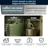 OUGOO 304 Stainless Steel Black Kitchen Sink 45x50cm Single Bowl Darin Kit view 7