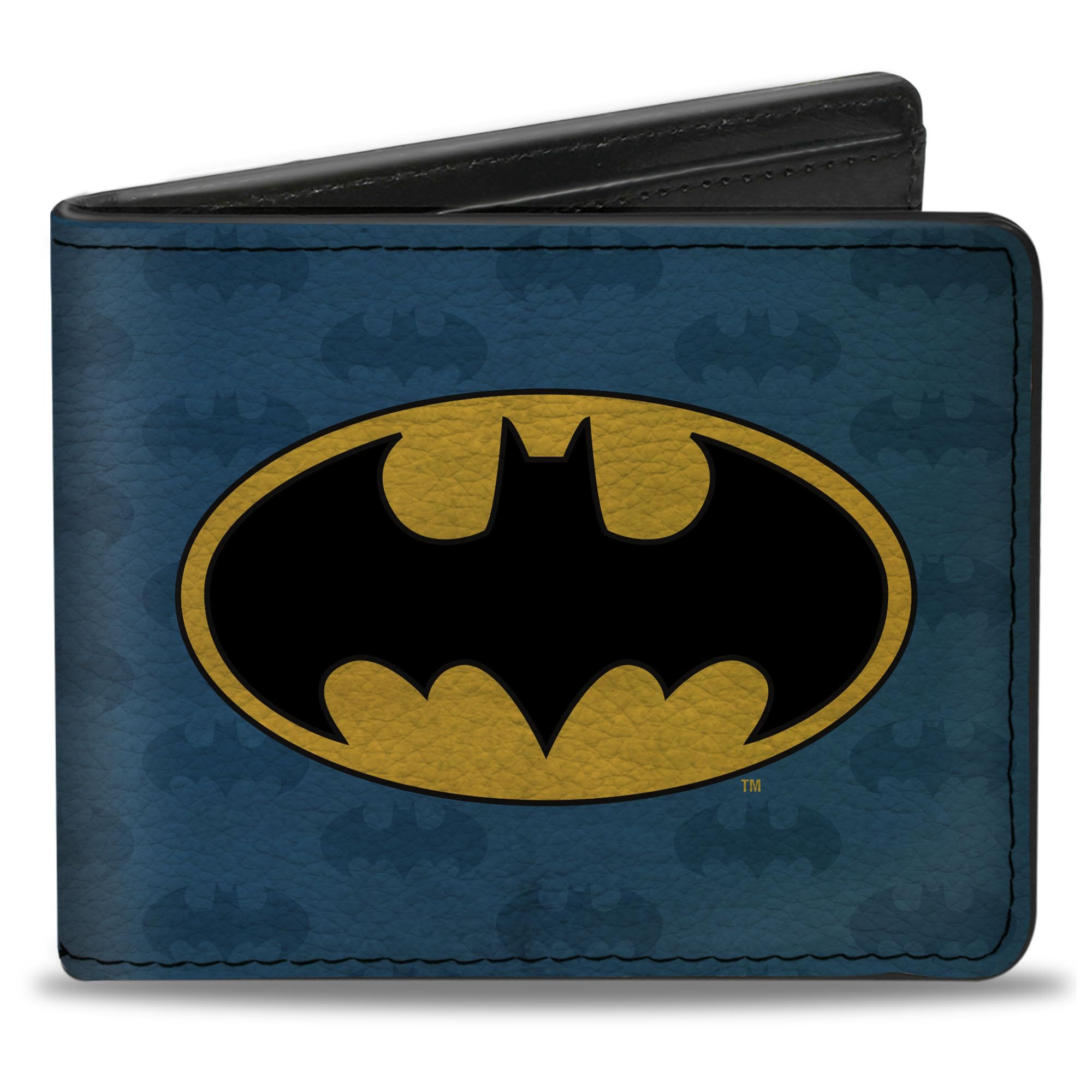 Buckle-Down Unisex-Adult's Bifold Wallet Batman Bi-Fold, Multicolor, One Size
