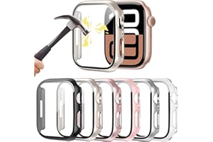 6 Pack Case for Apple Watch Series 10 42mm with Screen Protector, DNNBAO Hard PC Case Shockproof Slim Protective Cover Bumper for iWatch S10 42mm