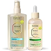 HASK Intensive Repair Hair Oil & Strength & Length Boosting Scalp and Hair Serum - Repairs Damage, Strengthens, Adds Shine & Moisture, Prevents Breakage, Sulfate-Free, Cruelty-Free