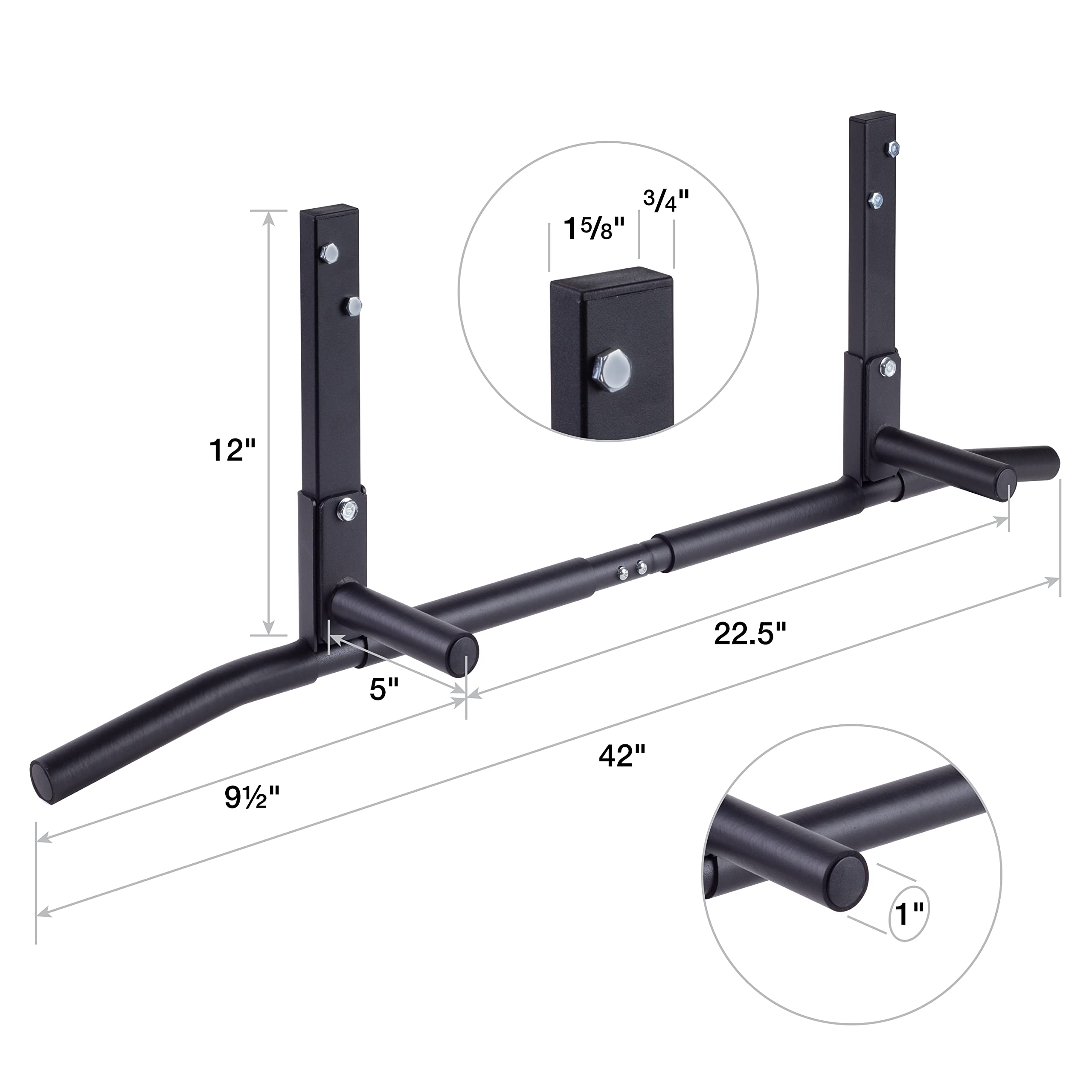 Mua Joist Mount Pull Up Bar, Ceiling Mounted Chin Up Bar for Home Gym ...