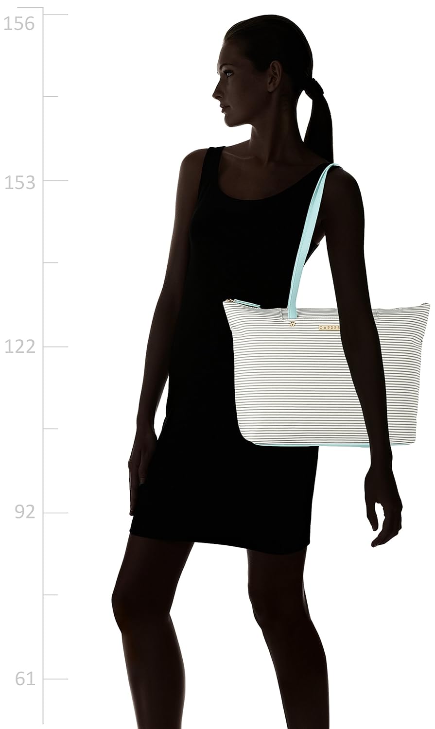 caprese eva women's tote bag (sea foam)