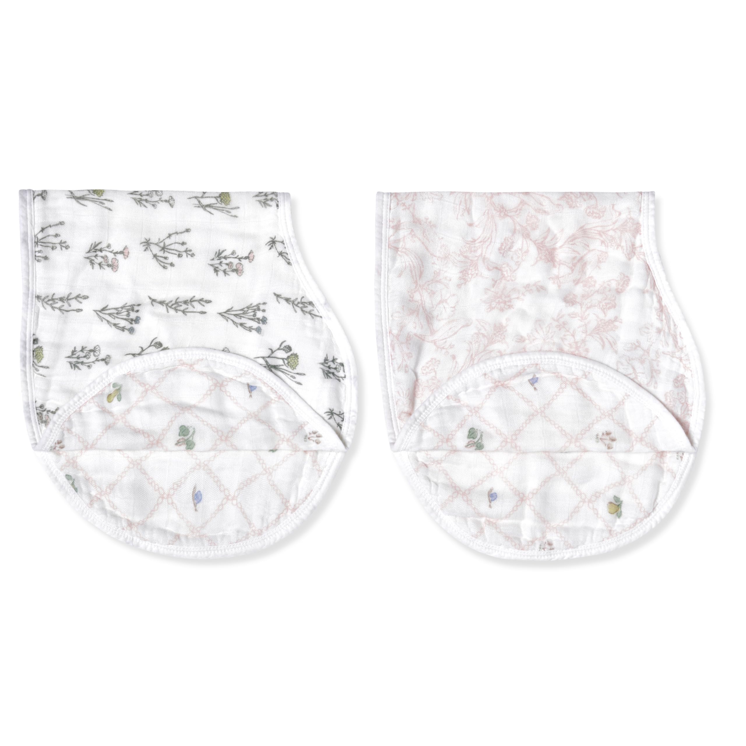 aden + anais™ Burpy Bibs 2 Pack Silky Soft French Floral