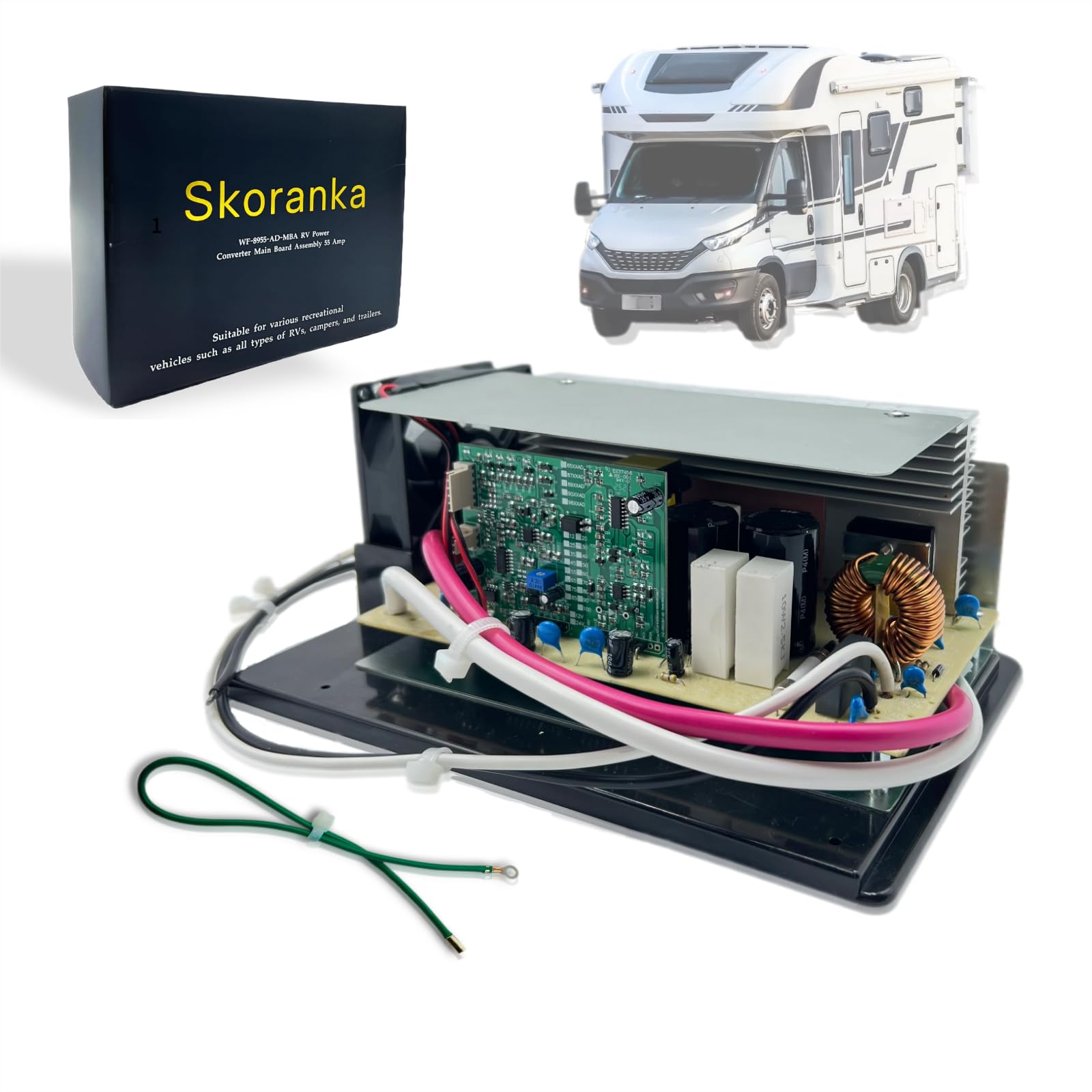 Photo 1 of ???? ??????? WF-8955-AD-MBA,55 Amp Power Converter for RV Trailer Camper, Compatible for Lithium Battery and Lead-Acid Batteries,Compatible with WF-8955-MBA/AD,4 Years Warranty