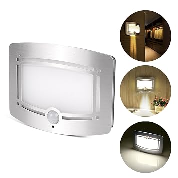 Konesky Kabellose Wandleuchte Led Bewegungsmelder Wandlampe