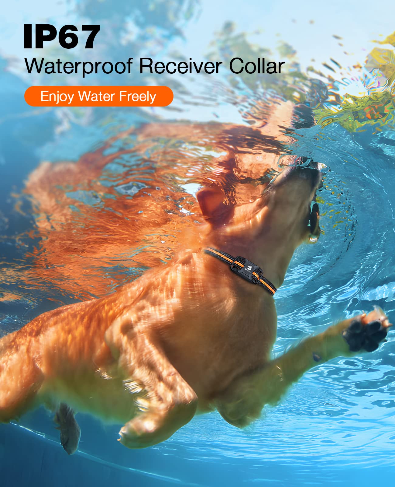 Bousnic Dog Shock Collar 3300Ft Dog Training Collar with Remote for 5