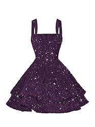 vintys Sparkly Short Prom Dresses for Teens