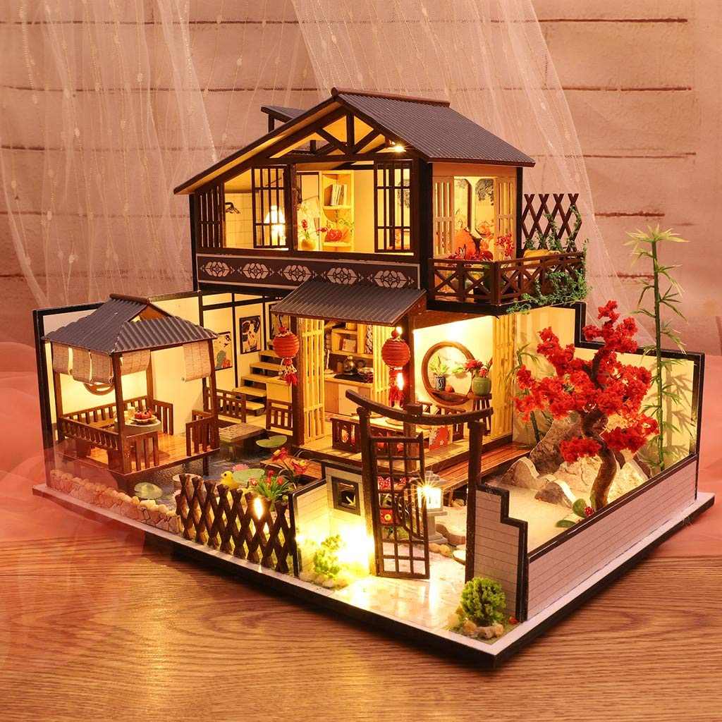  Flykits Wooden Dollhouse Ancient Town Diy