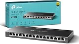 TP-Link TL-SG116E 16-Port Gigabit Managed Network Switch VLAN QoS IGMP Metal