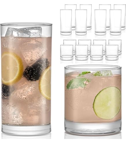 Bormioli Rocco America '20s - Juego De 6 Vasos DOF, 12 Onzas