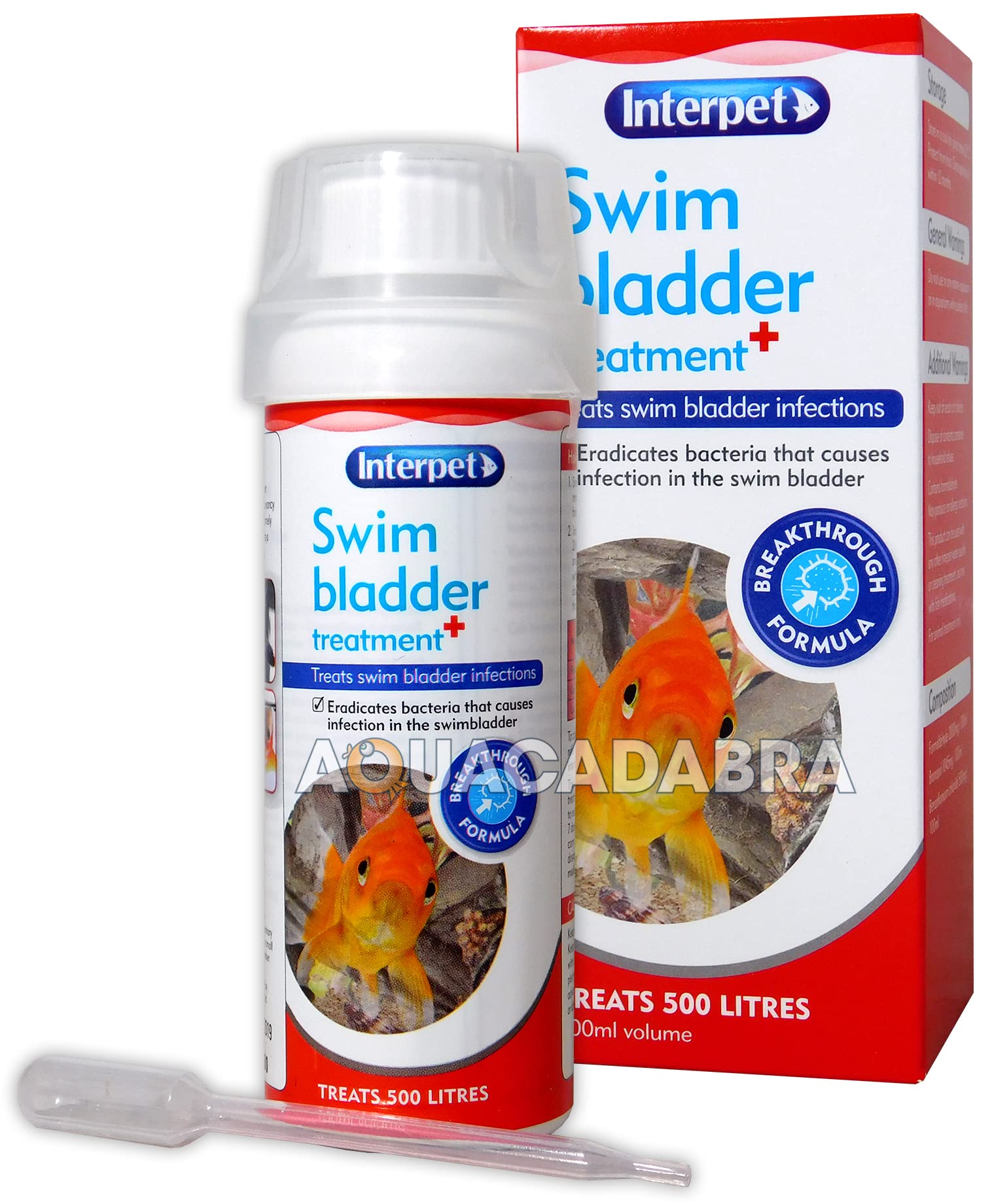 Interpet. Fish Tank Treatment Health Disease Parasite Medicine Water Aquarium (Swim Bladder treatment 100ml bottle)