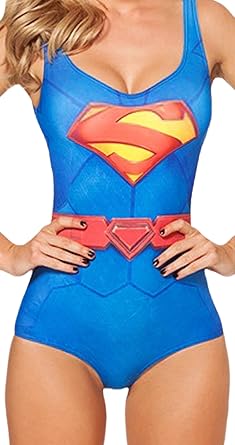 supergirl swimming costume