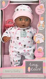 John Adams Tiny Tears Teeny Baby 30 cm Soft Bodied Doll Pink view 5