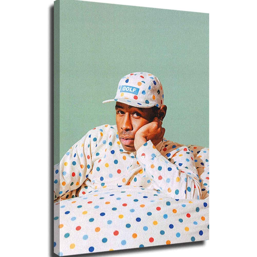 Canvas Pictures For Wall Framed Canvas Tyler The Creator's Golf Wang First Runway Show Wall Art Cow