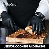 ViraCare 100 x Black Vinyl Gloves Disposable Medium 1 Pack (100) view 3