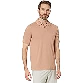Johnston & Murphy Men's Linen V-Neck Polo