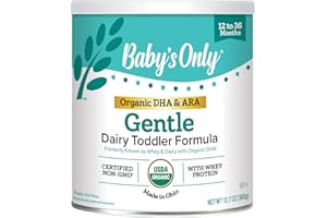 Baby's Only Organic Whey & Dairy Protein with DHA & ARA Gentle Toddler Formula, 12.7 Oz (Pack of 6) | Non-GMO | USDA Organic | Clean Label Project Verified | Tummy Gentle (Packaging May Vary)