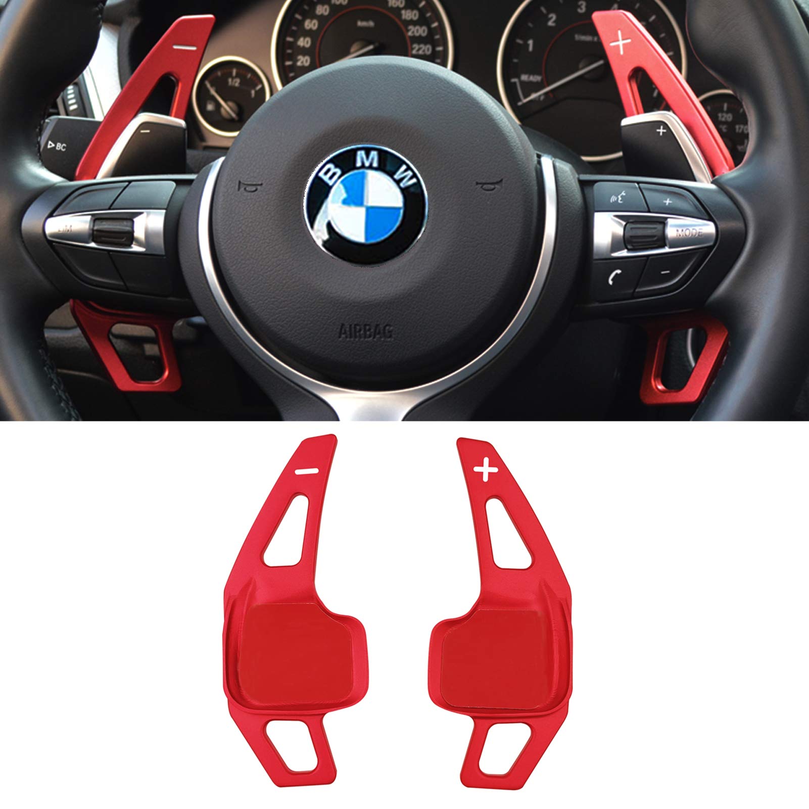 Photo 1 of Compatible with BMW Paddle Shifter Extensions,Jaronx Aluminum Metal Steering Wheel Paddle Shifter(Compatible with BMW 2 3 4 X1 X2 X3 X4 X5 X6 series F30 F31 F15 F16 F25 F26)-NOT for 5 6 Series F10 F11