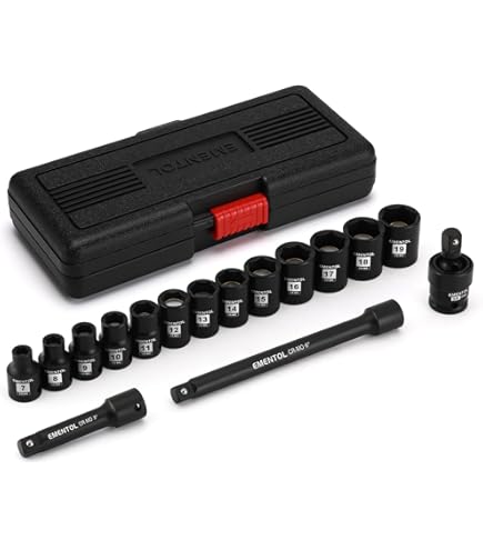 Sunex 3/8" Drive 12mm Magnetic Impact Socket – Heavy-Duty Chrome Moly Steel Socket For Tough Jobs