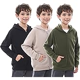 WHITE PEAK TRADING COMPANY 3 Pack Boys Hoodies Fleece Classic Athetic Pullover & Zip-Up Sweatshirts Kids Clothes 6-20