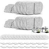 Large Dog Water Filter Replacement Compatible with 7L/230oz/1.8G Stainless Steel Pet Water Fountain Cat Pet Water Fountain Filters (16+16+16)