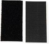 VELCRO Brand Heavy Duty Stick On Strips 50x100mm Set of 2 Black view 3
