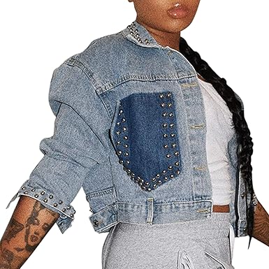 vintage denim jacket amazon