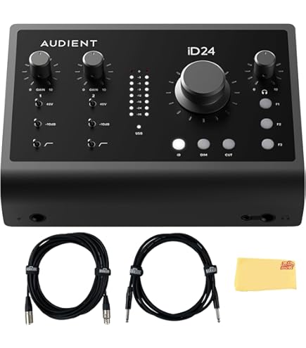 Amazon.com: Audient iD14 MkII 10-In 6-Out Audio Interface Bundle