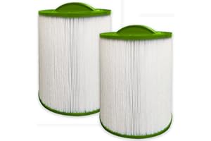 Guardian Filtration Products Spa Filter Cartridge 6H8-199-02 Two-Pack Replacement for Pleatco PAS50SV-F2M, Unicel 6CH-502, Filbur FC-0311 | Compatible for Artesian Spas, Majestic Industries