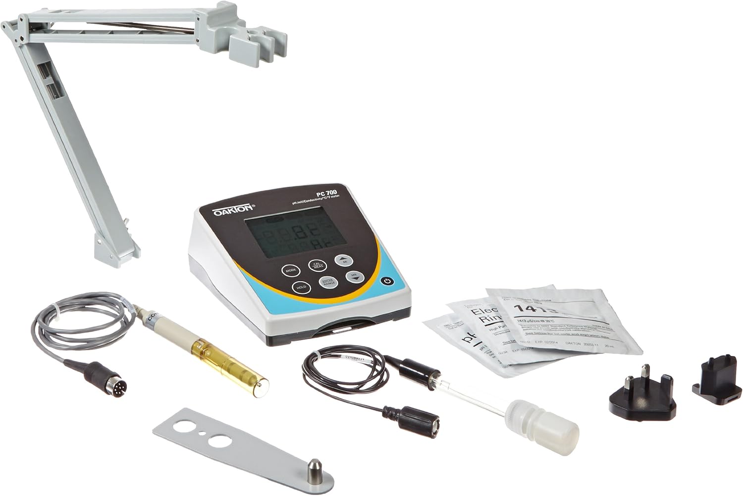 Oakton Instruments WD3541300 Series pH/CON 700 Benchtop Meter with pH