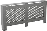 Vida Designs Oxford Radiator Cover Olive Grey Extra Large H82xW172xD19cm view 7