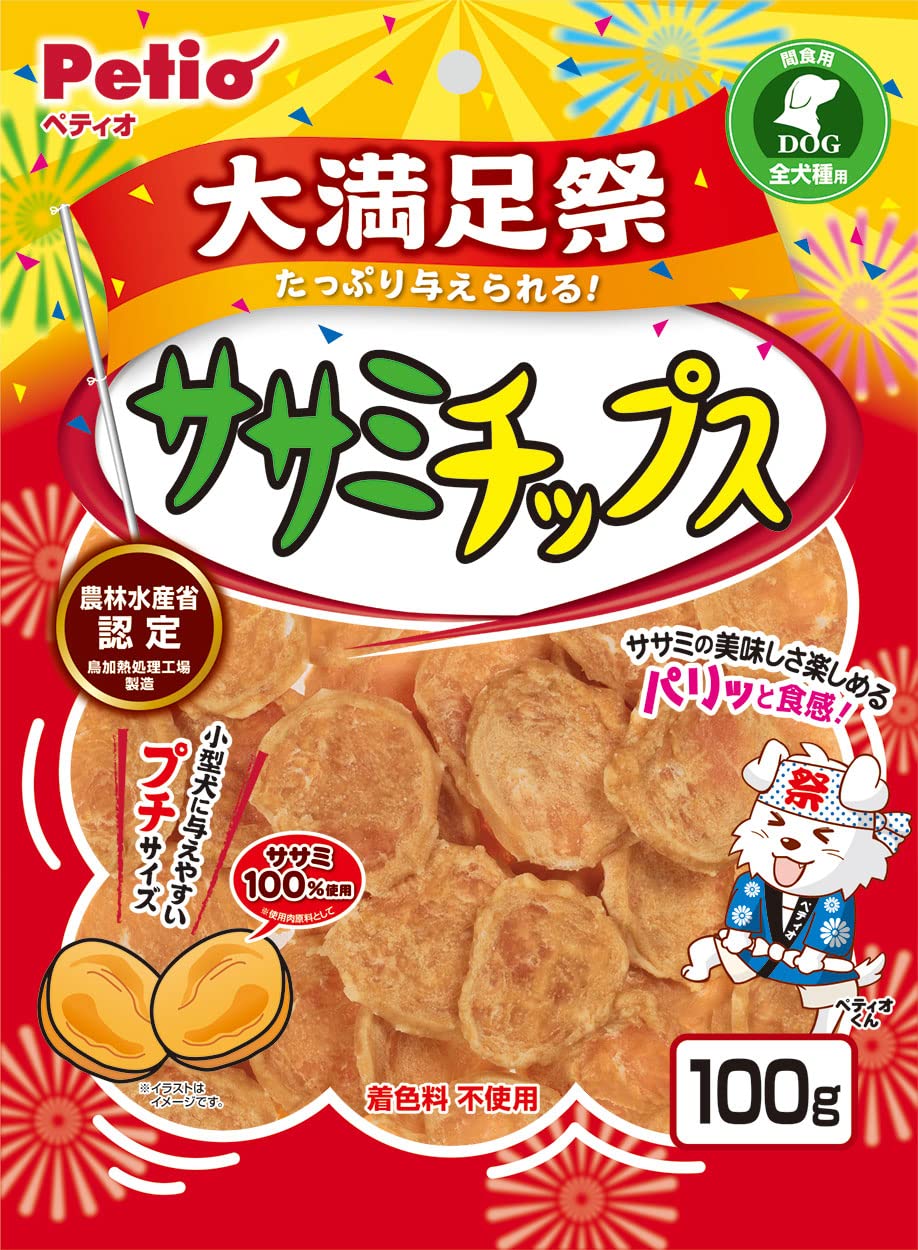 ペティオ (Petio) ササミチップス 大満足祭 100ｇ商品画像