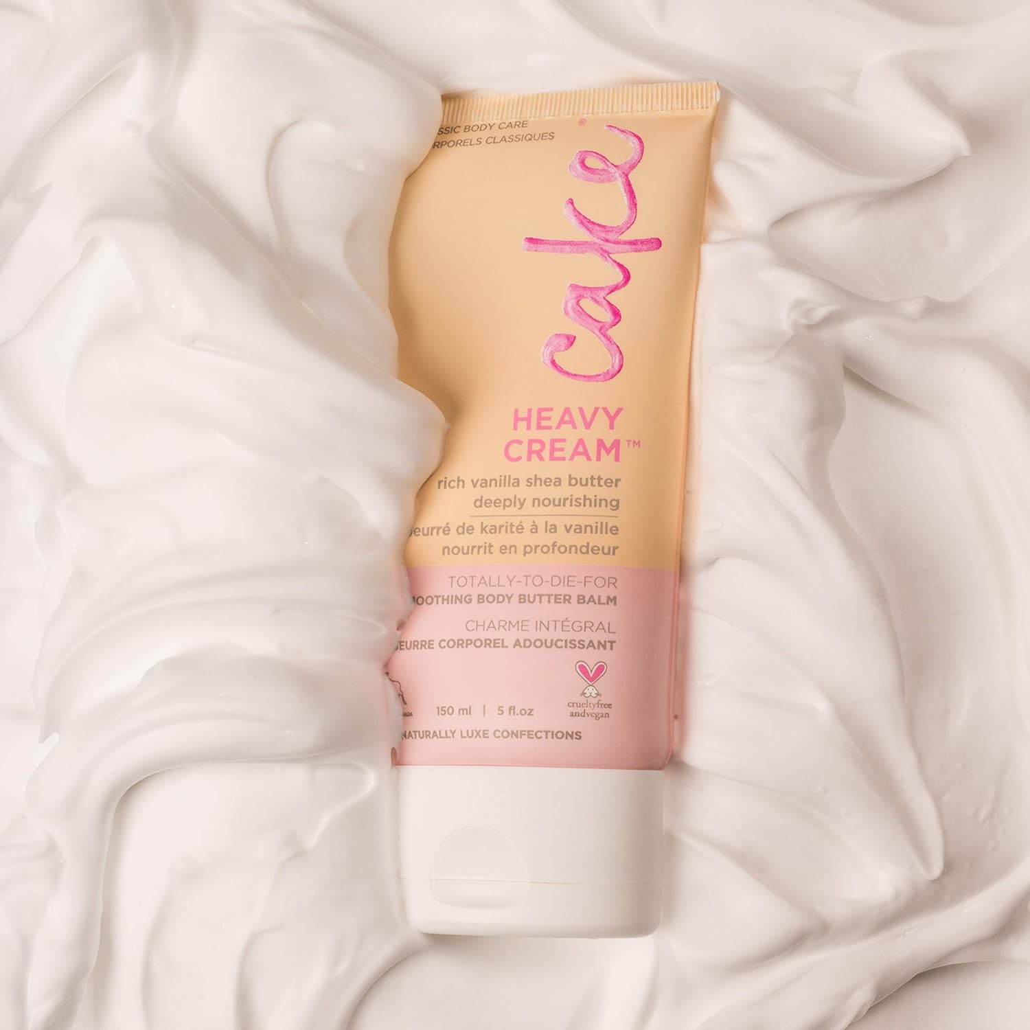 Cake Beauty Heavy Cream Smoothing Body Butter Balm, 7 Ounces : Beauty