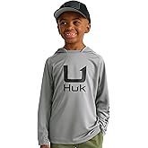 HUK Boys Icon X Hoodie, Fishing Shirt with Sun Protection for Kids