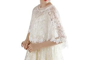 Lifup Girls Lace Flower Girl Bolero Shrugs Shawl Wrap Kids Spring Summer Dress Cover Up