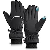 Rivmount Kinder Winterhandschuhe - Warm, Wasserdicht, Touchscreen