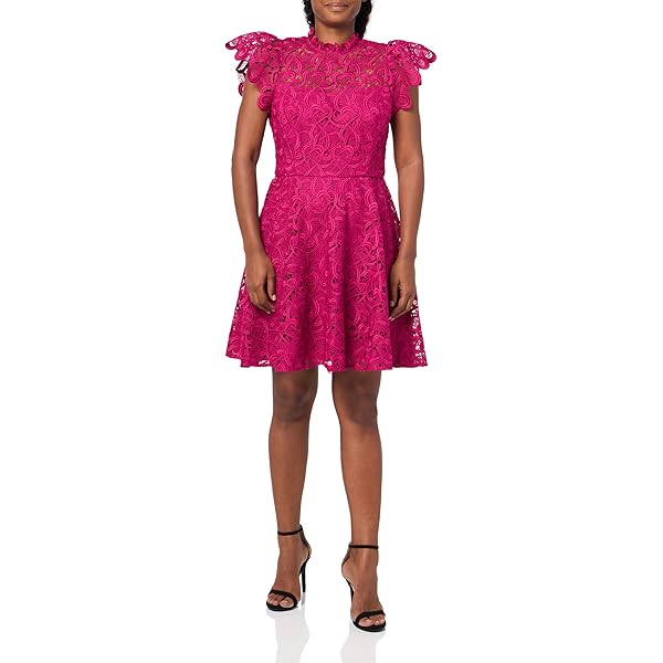Eliza J Women's Dress, Hot Pink, 2 at Amazon Women's Clothing store