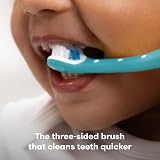 Frida Baby Triple-Angle Toothhugger Toothbrush for Toddlers Blue view 2