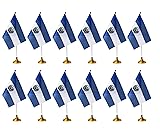 ZXvZYT Salvador Flag El Salvador Desk Flag Small