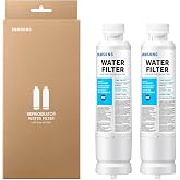Samsung HAF-CIN-2P/EXP Genuine Refrigerator Water Filter, Reduces 99% of Harmful Contaminants for Clean, Clear Drinking Water, 6-Month Life, Easy Install, Pack of 2