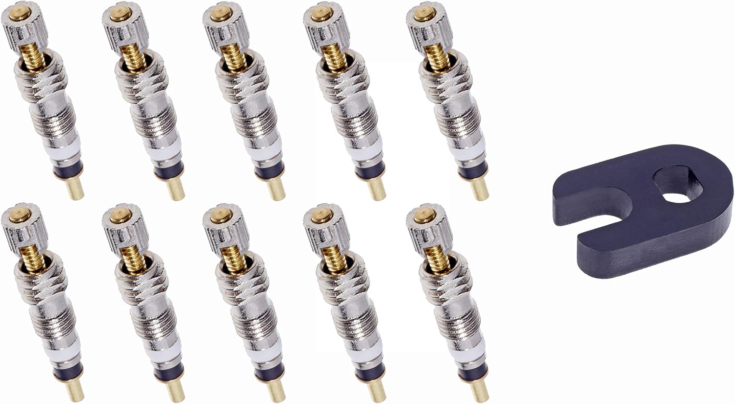 RoadUp Presta Valve Core (10 Pack) and Removal Tool