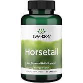 Swanson Horsetail for Hair, Skin and Nails, 500 mg, 90 Capsules | Herbal Supplement Supporting Healthy Hair, Skin and Nails, Natural Ingredients for Bone Health and Urinary Tract Support