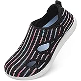 LeIsfIt Diabetic Shoes for Women Adjustable Extra Wide Barefoot Walking Shoes for Swollen Arthritis Edema Feet Wide Width Zero Drop Sole