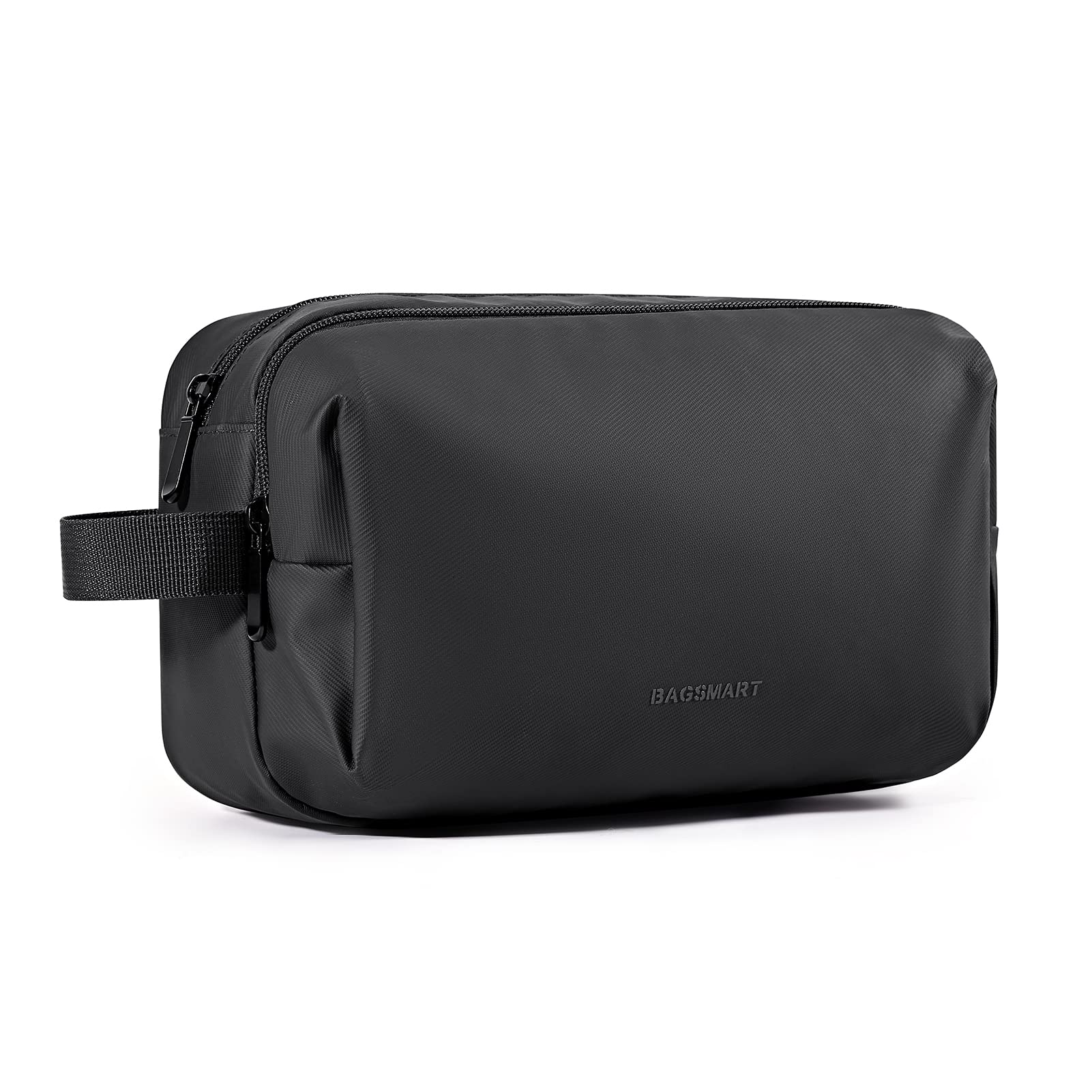 Photo 1 of BAGSMART Toiletry Bag for Men, Travel Toiletry Organizer Dopp Kit Water-resistant Shaving Bag for Toiletries Accessories, Door Room Essentials,Black-basic